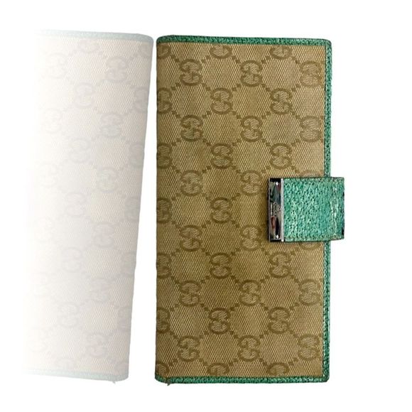 Gucci Handbags - GUCCI Beige/ebony GG Supreme VINTAGE WALLET
